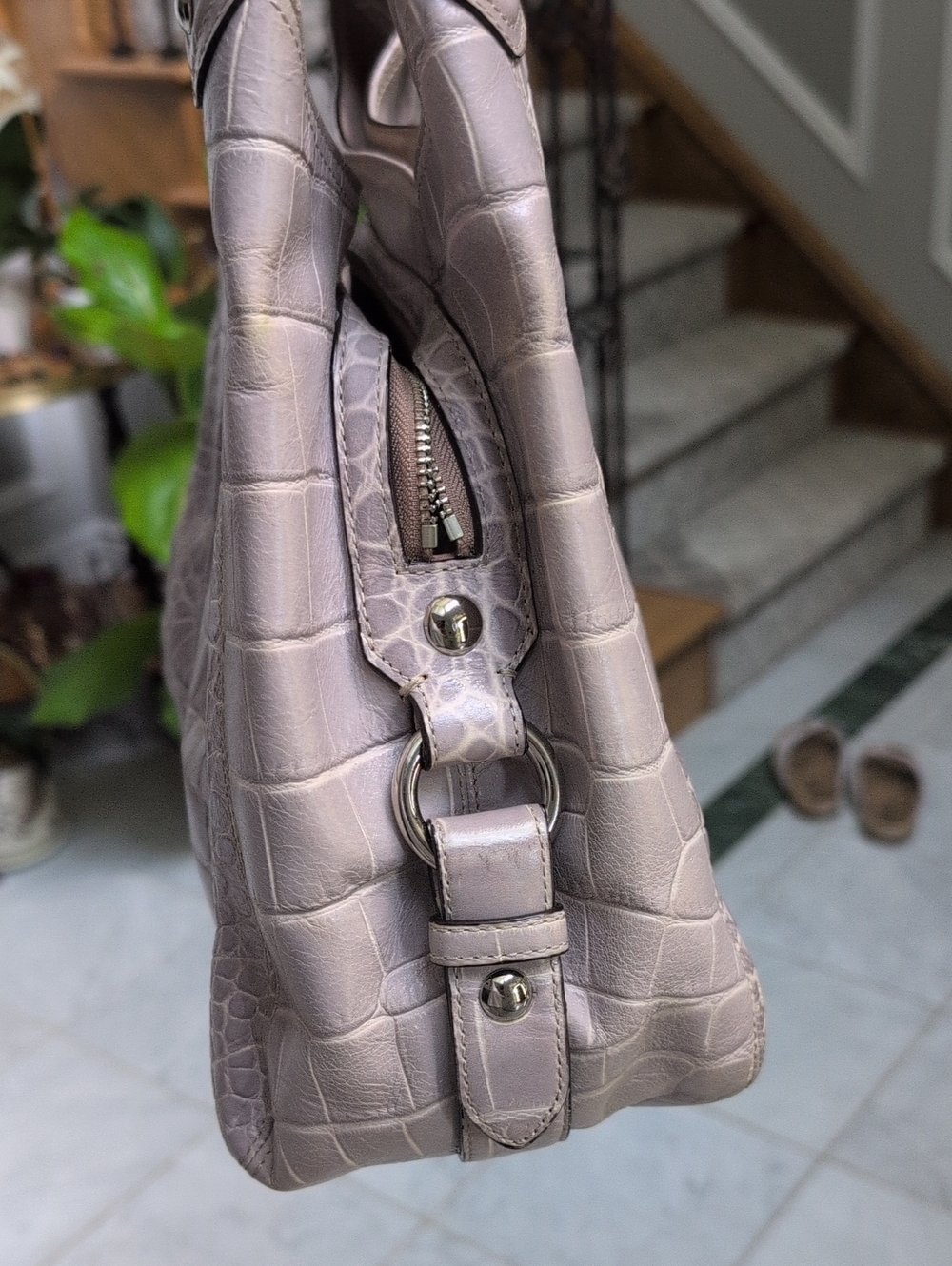 Classic Coach Croc-Embossed Shoulder Bag - limited edition! - Picture 4 of 12